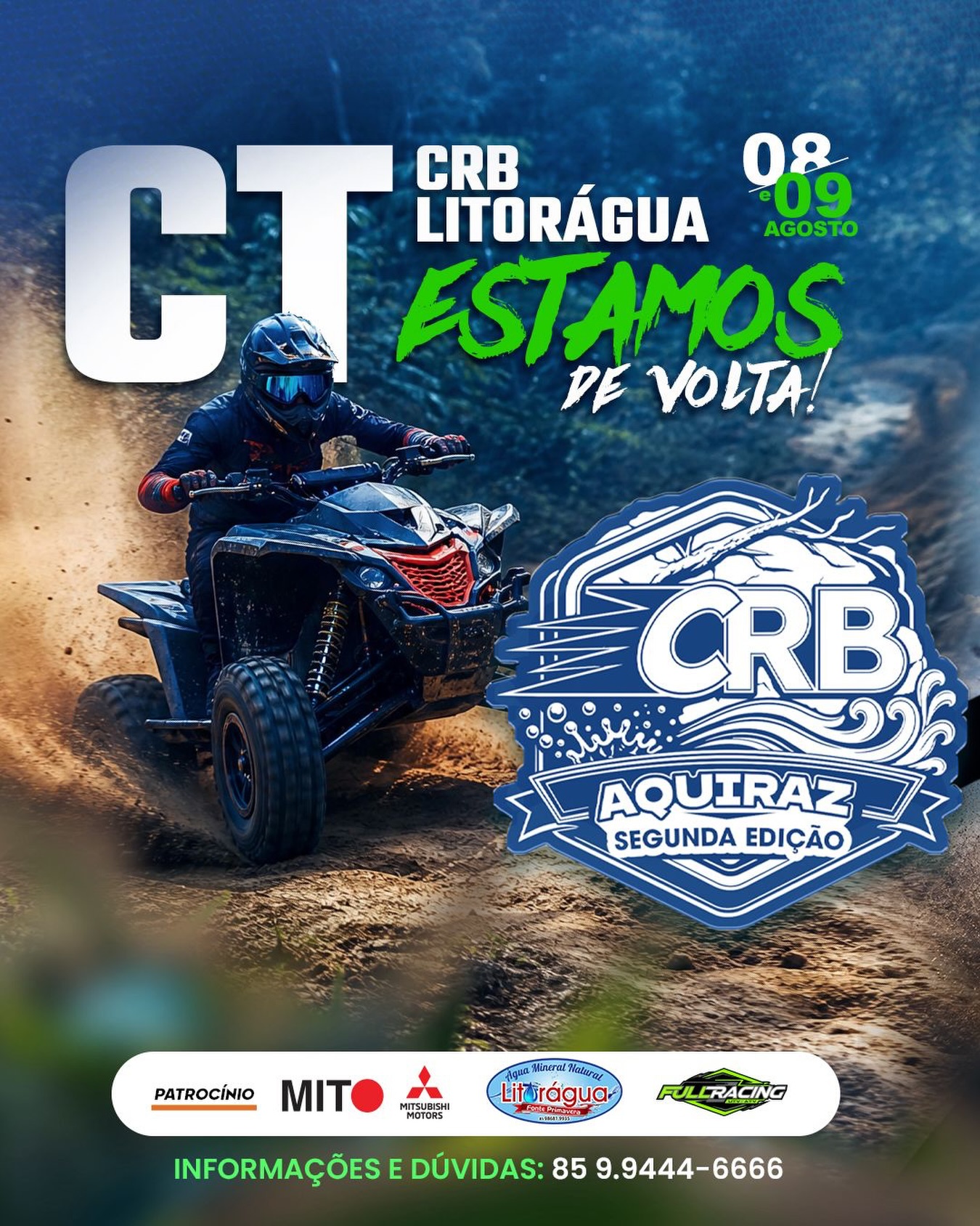 Banner do BAJA AQUIRAZ SEGUNDA EDIÇÃO